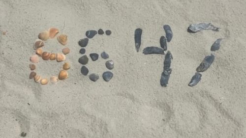 At issue is an Instagram post from Thursday in which Comey wrote "cool shell formation on my beach walk" under a picture of seashells that appeared to form the shapes for "86 47."