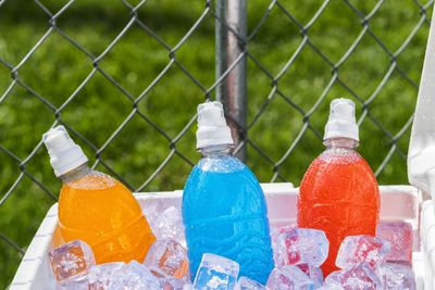 Sports drinks and flavoured water