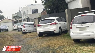 Rosie's place has a double garage for her and her husband's cars and then because of the restrictions out the front, her two boys have to park in the back laneway to avoid being fined.