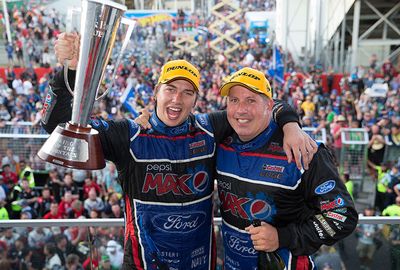 Back home, Trent Mostert and co-driver Paul Morris won the Bathurst 1000. (Getty)
