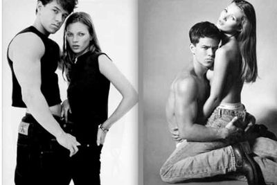 The most iconic of the shots is one of Kate straddling Marky Mark, aka Mark Walhberg. Great chemistry? Well, it’s all acting, people. Kate has admitted that she had a “breakdown” while posing naked, with designer Marc Jacobs later revealed the pair hated each other<br/>