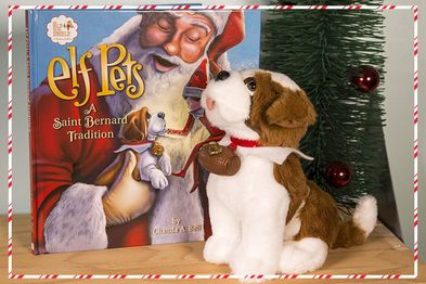 9PR: Elf on the Shelf Pets: A Saint Bernard Tradition Storybook and Plush Toy