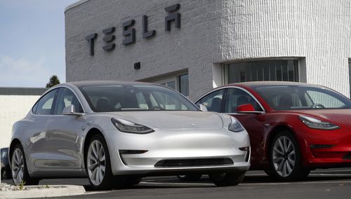 The Tesla Model 3 is Musk's latest creation to hit the road. (AAP)