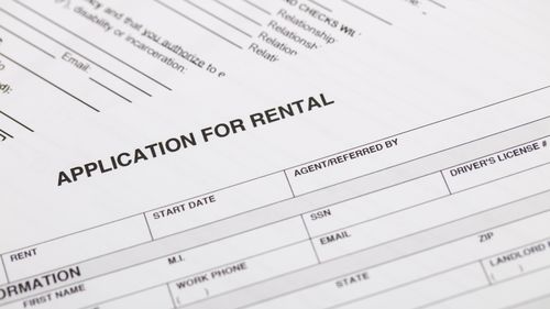 Rental application form