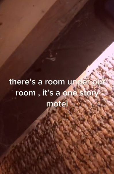 Motel discover secret room