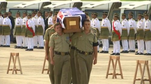 Bodies of 33 fallen Australian service personnel begin their journey home to Australia