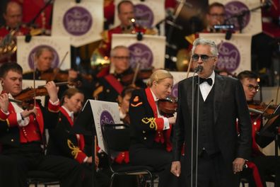 Andrea Bocelli performs at the Platinum Jubilee concert
