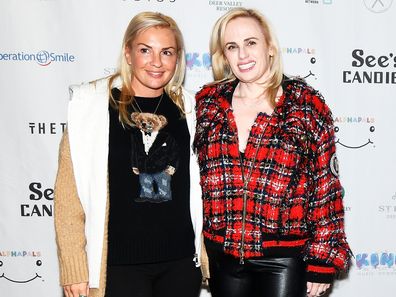 Rebel Wilson (R) and Ramona Agruma attend Operation Smile's 10th Annual Park City Ski Challenge Presented By The St. Regis Deer Valley & Deer Valley Resort at The St. Regis Deer Valley on April 02, 2022 in Park City, Utah. (Photo by Alex Goodlett/Getty Images for Operation Smile)