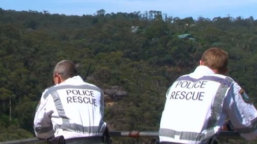 Police have searched Blue Mountains bushland. (9NEWS)