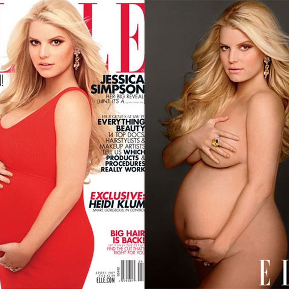 1200px x 1200px - Pregnant Jessica Simpson goes nude, reveals the baby's sex - 9Celebrity