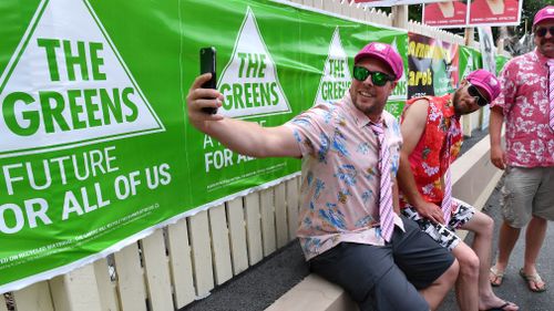 The Greens ran campaigns across Queensland. (AAP)