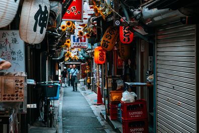 Golden Gai District in Tokyo, Japan 