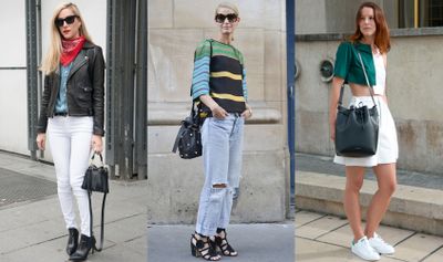 A couple of years ago, the bucket bag arrived on the scene at the hips of street stylers and cool girls alike, and quickly became the 'It' bag it was never trying to be. Thanks to equal parts weekend-perfect versatility and office-approps polish, it's now a solid fashion fixture. Here are the ones to add to your bucket list.