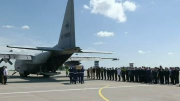 Two planes carrying the first bodies from MH17 left Ukraine for the Netherland yesterday.
