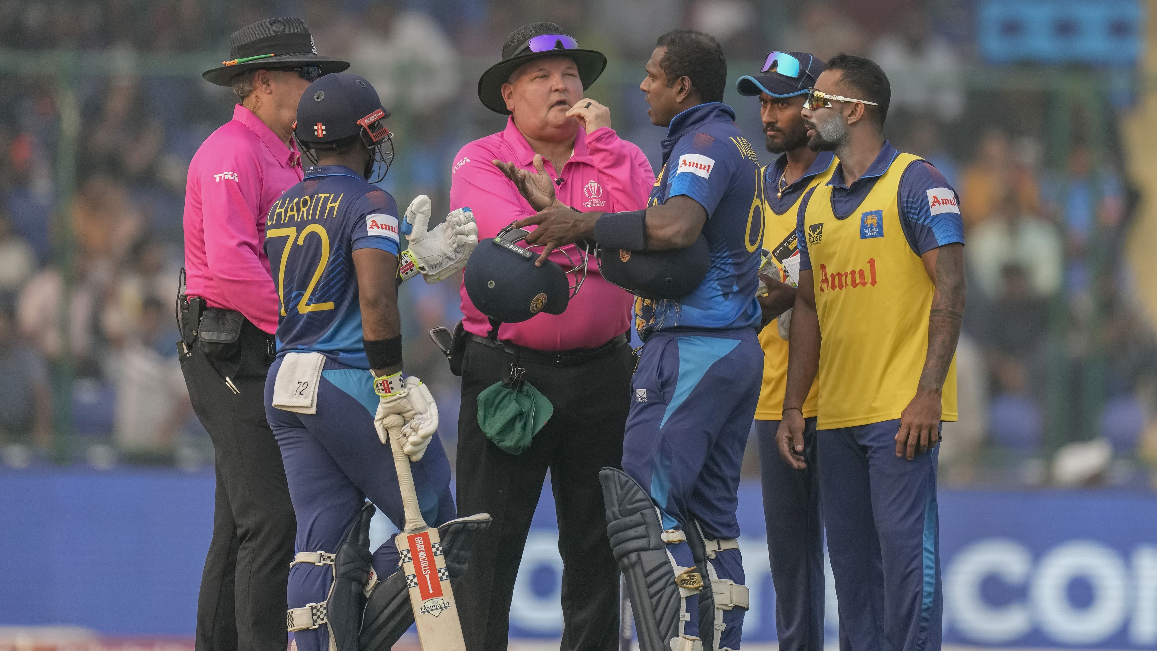 MCC defends umpires over timing out of Angelo Mathews with specific law identified
