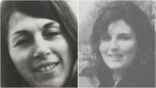 Susan Bartlett (left) and Suzanne Armstrong (right) were found stabbed to death in their Easey Street apartment in 1977. (Victoria Police)