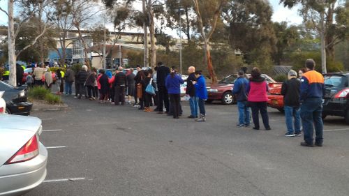 Voters stuck in long queues on election day