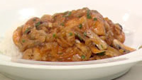 Spanish chicken stew