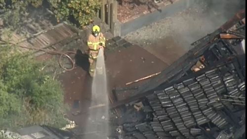 The cause of the fire is unknown. (9NEWS)