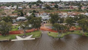 Forecast hot weather combined with earlier than expected peak flows are causing major concerns for more than a dozen levees along South Australia&#x27;s River Murray.