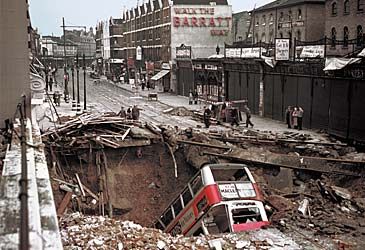 Known as the Blitz, how long was Germany's UK bombing campaign in World War II?
