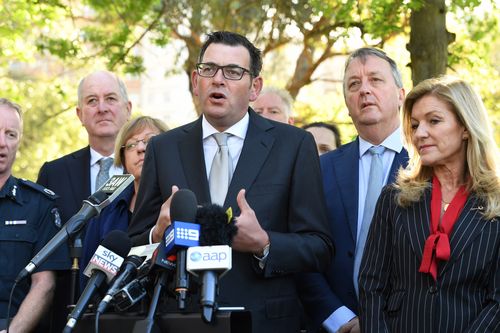Daniel Andrews announces the trial of a safe-injecting location in Melbourne. 