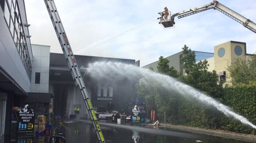 Meat factory building could collapse after fire in Sydney's south