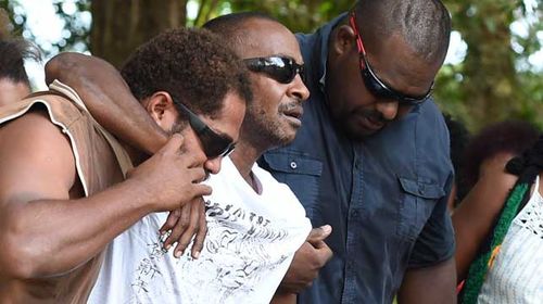 Father of slain Cairns children inconsolable at scene of tragedy