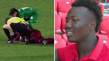 I﻿t&#x27;s not often in any sport that the referee becomes the hero, but that was definitely the case in a football match in Adelaide when young player Nestory Irankunda swallowed his tongue after a heavy fall and the quick-thinking ref took potentially life-saving action.
