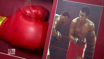 Money raised through the sale of council-owned items, like boxing gloves signed by Muhammad Ali will go straight back to the town.