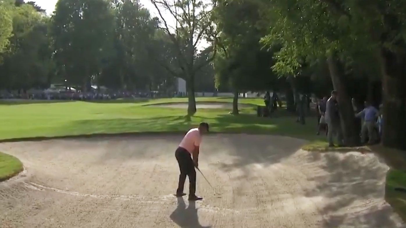 Tiger Woods Incredible Bunker Shot At Wgc Mexico Championship Dustin Johnson Rory Mcilroy Golf News