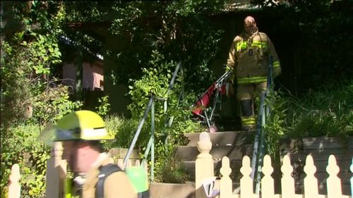 Fire crews and ambulances were called at 11:20am. (9NEWS)