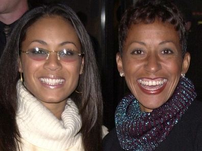 Jada Smith & Mom during "The Wedding Planner" Los Angeles Premiere at Loews Century Plaza in Century City, California, United States. (Photo by SGranitz/WireImage)