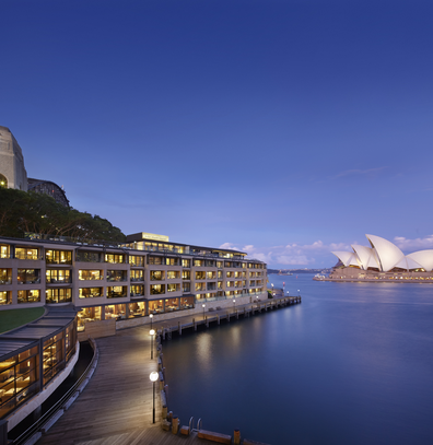 Park Hyatt Sydney exterior with Opera House in the background