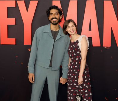  (L-R) Dev Patel and Tilda Cobham-Hervey attend the Los Angeles premiere of Universal Pictures' "Monkey Man" at TCL Chinese Theatre on April 03, 2024 in Hollywood, California. (Photo by Kevin Winter/Getty Images)