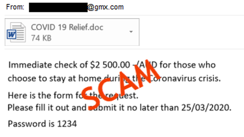 Scamwatch, a body run by the Australian Competition and Consumer Commission (ACCC), warned its Twitter followers that the email is not legitimate.