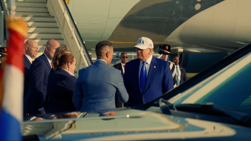 The eyebrow-raising video montage was set to Usher's Hey Daddy (Daddy's Home).