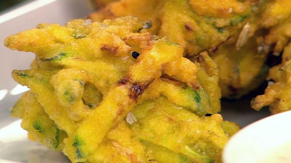 Indian zucchini fritters