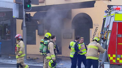 Surry hills arson attack CCTV Essenza Restaurant Sydney crime news Australia 190716