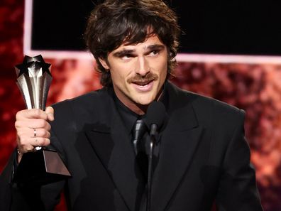 Jacob Elordi at the 31st Annual Critics Choice Awards held at the Barker Hangar on January 04, 2026 in Santa Monica, California. (Photo by JC Olivera/Variety via Getty Images)