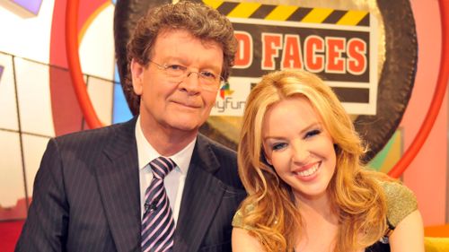 Red Symons and Kylie Minogue in 2010. (AAP)