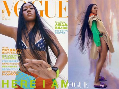 Naomi Osaka styled, photographed by all-Black team for Vogue Hong