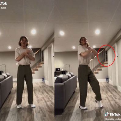 TikTok user's creepy video captures unwelcomed house guest.