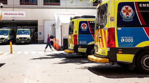 MELBOURNE, AUSTRALIA - JANUARY 11: A general view of the St. Vincent Hospital on January 11, 2022 in Melbourne, Australia. Demand for ambulance services in Victoria and NSW remains high as Australia continues to record new COVID-19 cases across the country, with patients experiencing delays as paramedics struggle to keep up with requests for help. (Photo by Diego Fedele/Getty Images)