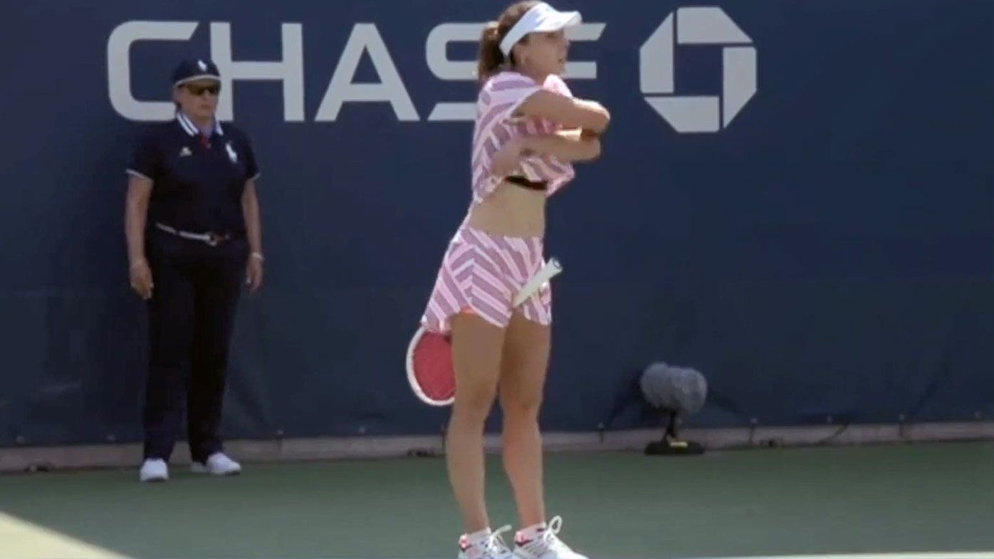 Tennis: 'Sexist' call as Alize Cornet changes shirt during US Open first-round