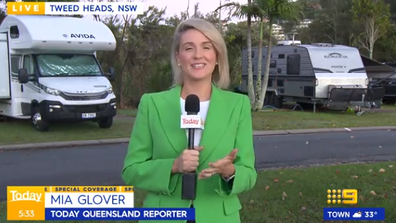 The reporter spoke with Aussies about to cross the border.