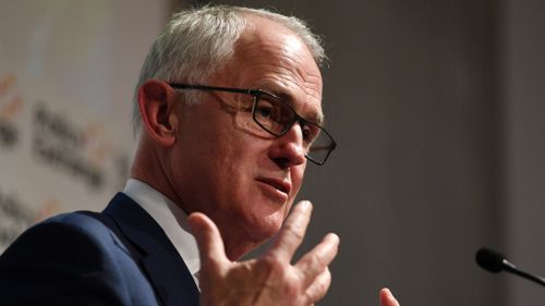 Malcolm Turnbull said Sir Robert Menzies positioned the Liberal Party in the centre. (AAP)
