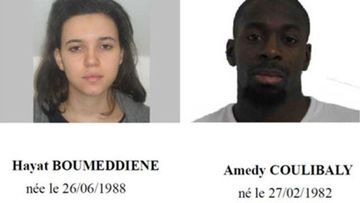 Amedy Coulibaly and Hayat Boumeddiene.
