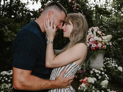 Taylor Swift and Travis Kelce 