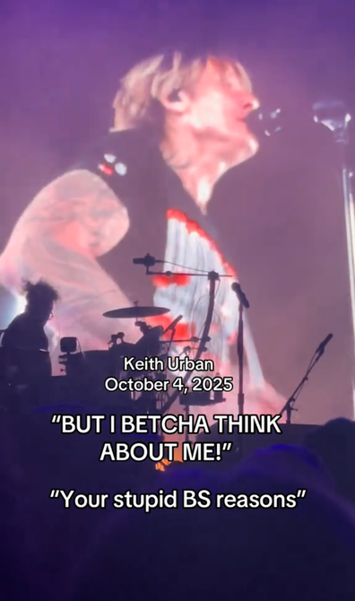 Keith Urban changes lyrics